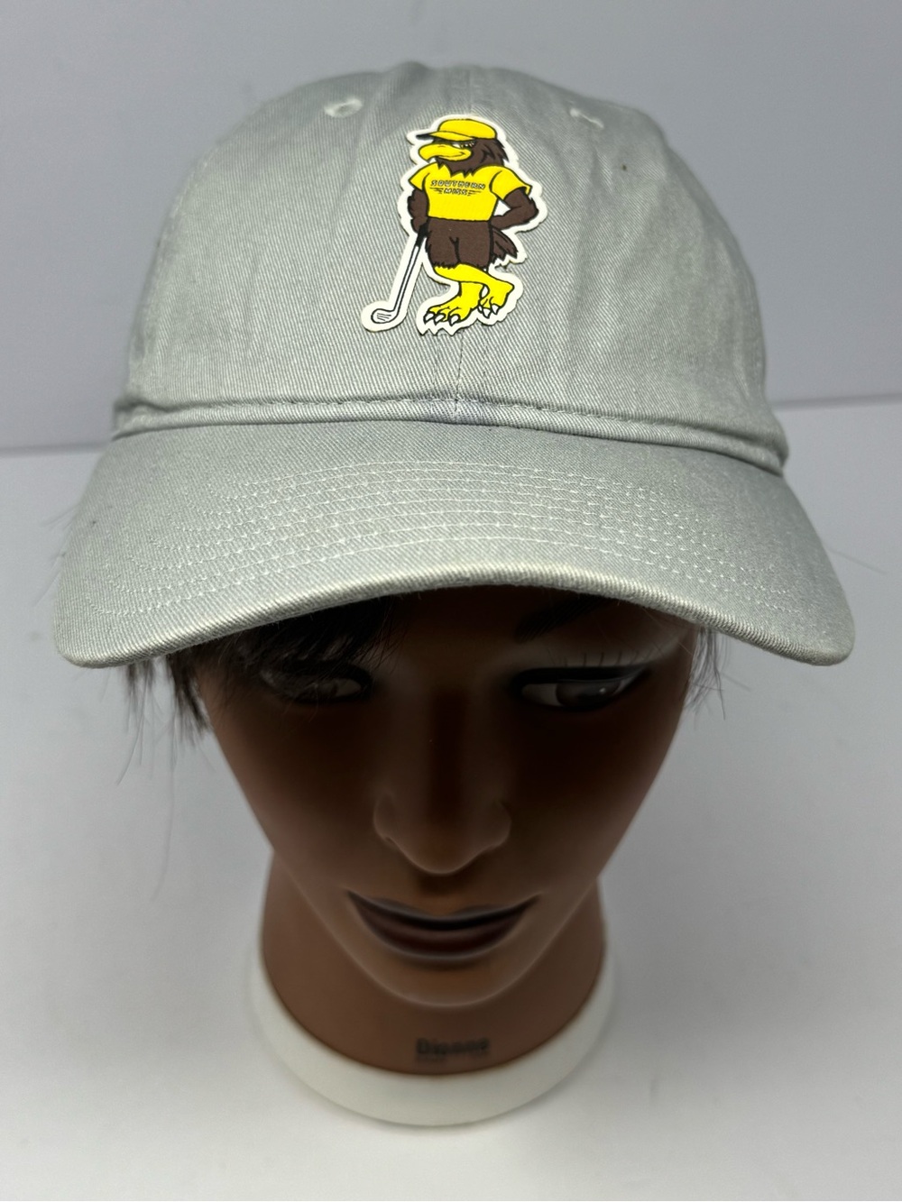 Adidas Southern Miss Golden Eagles Golf Hat Cap Seymour Mascot Gray Strapback